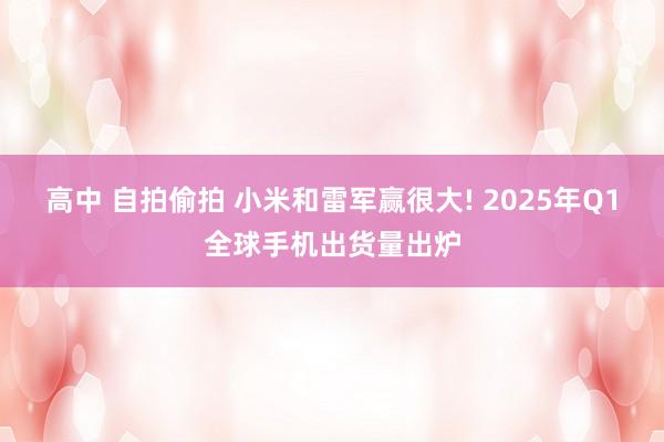 高中 自拍偷拍 小米和雷军赢很大! 2025年Q1全球手机出货量出炉